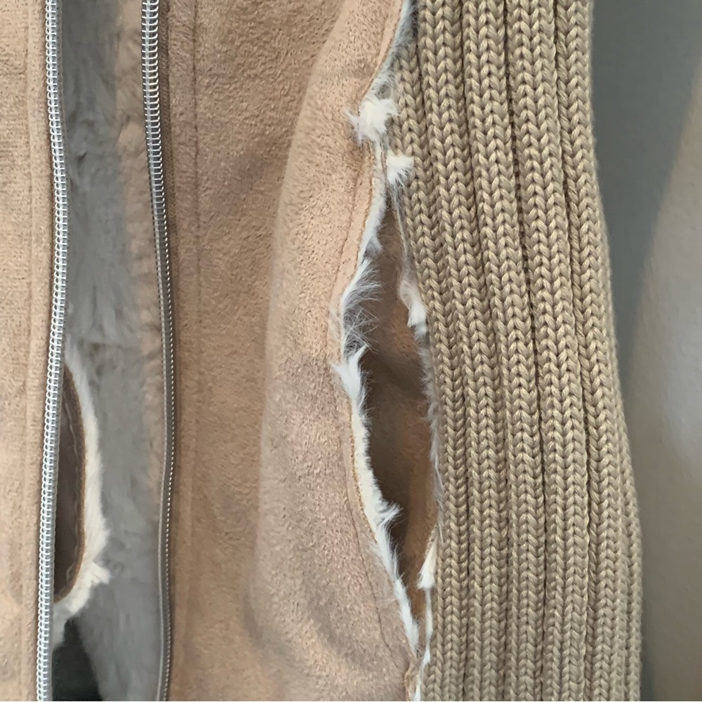 Venus Vegan Suede Sweater Jacket - Picture 9 of 13